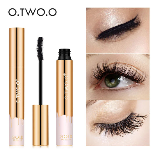 O.TWO.O 3D Waterproof Mascara – Lengthening, Curling & Long-Wearing Black Lashes