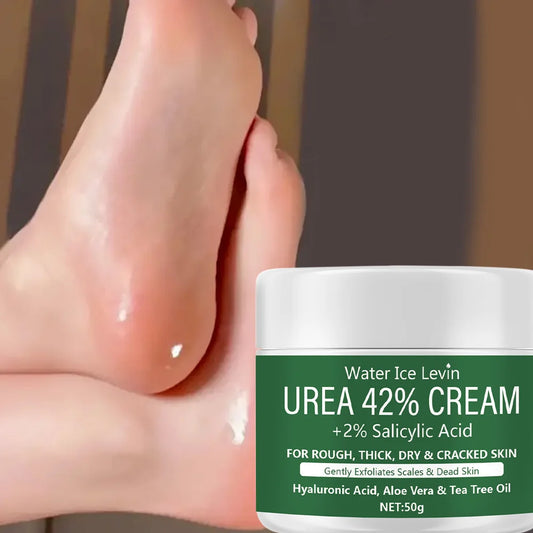 Water Ice Levin 42% Urea + 2% Salicylic Acid Foot & Hand Cream – Deep Moisturizing & Nourishing Repair Cream (50g)