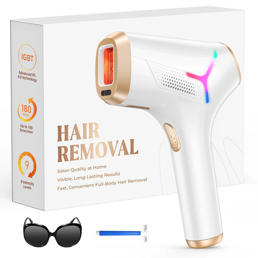 JOOYEE IPL Laser Hair Removal Device 22J, 999,900+ Flashes, Fast & Painless Home Treatment