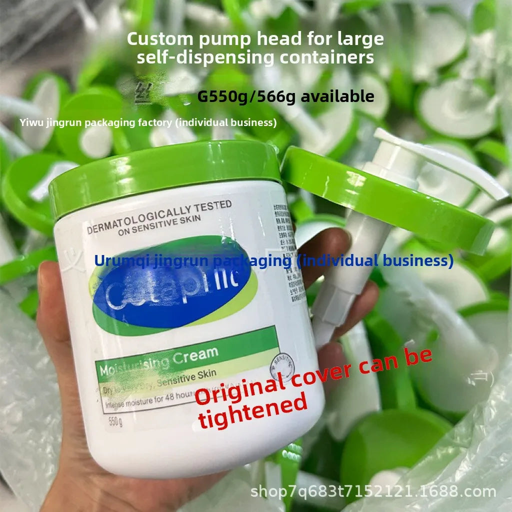 89/400 Big White Body Lotion Pump Head 550g/566g Wide Mouth Lid Cream Pressing Nozzle Body Milk Press Type Mouth