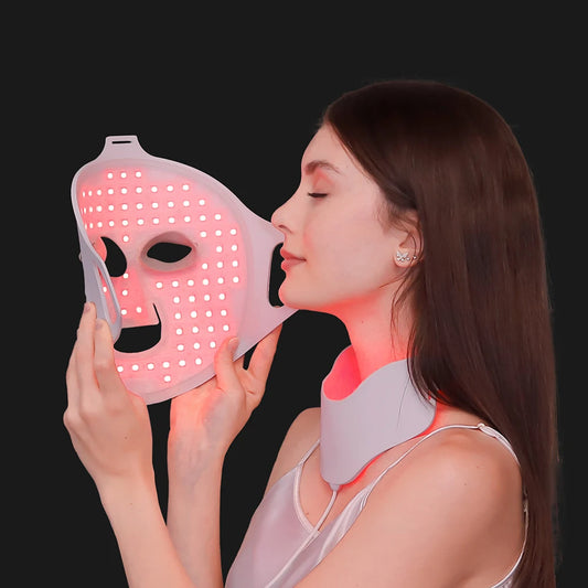 7-Color Silicone LED Facial Mask – Photon Therapy Face & Neck Skin Rejuvenation