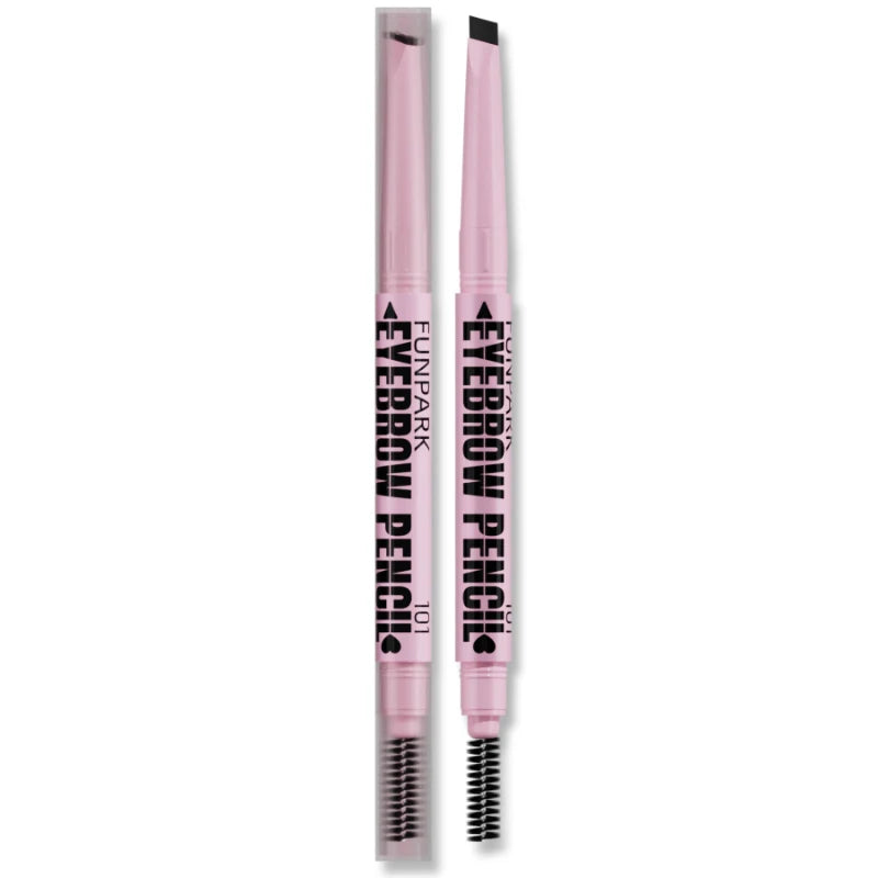 2-in-1 Eyebrow Pencil & Brush Waterproof, Long-Lasting Eyebrow Makeup for Women (5 Colors)