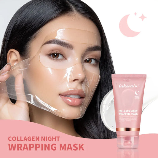 Korean Deep Collagen Night Wrapping Peel-Off Mask Anti-Wrinkle, Lifting & Overnight Skin Repair (75ml)