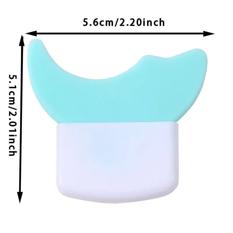 CNKESS 5-in-1 Multi-Functional Eyeliner Stencil – Silicone Wing Tips Makeup Aid for Eyeliner, Lips, Brows & Eyeshadow