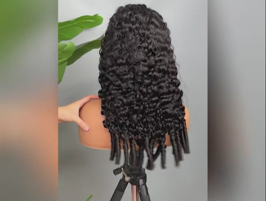 PICKU Burmese Curly HD Lace Front Human Hair Wig – 13x6 / 13x4 Transparent Lace, 250% Density Remy Hair Wig for Women (30–36 Inch)