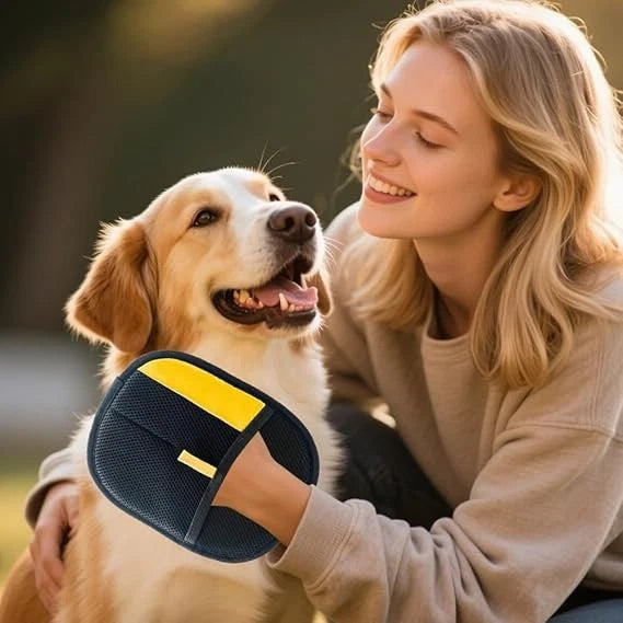 Electrostatic Pet Hair Removal Glove Brush